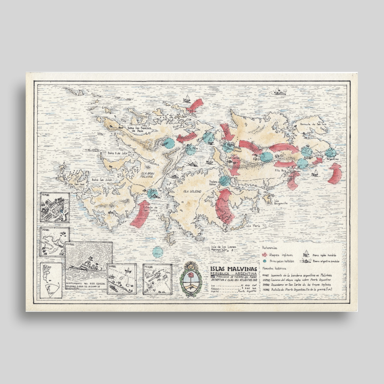 Gesta de Malvinas (20x28)